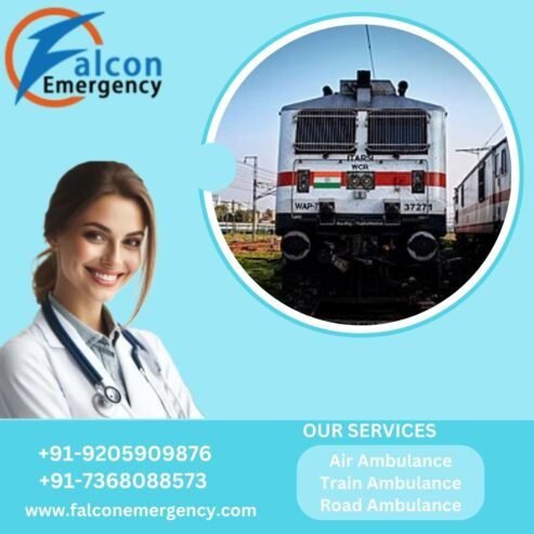 For Risk-Free Medical Transportation a Falcon Train Ambulance Patna