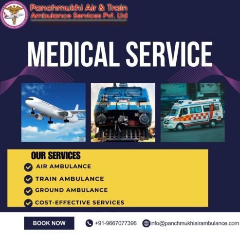 Panchmukhi Train ambulance service in Hyderabad