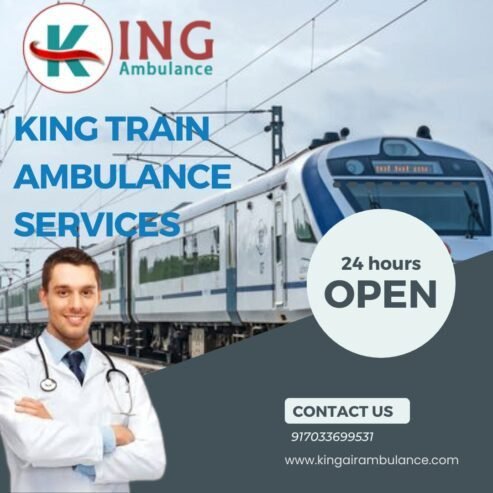 For a secure move reserve King Train Ambulance Services in Patna