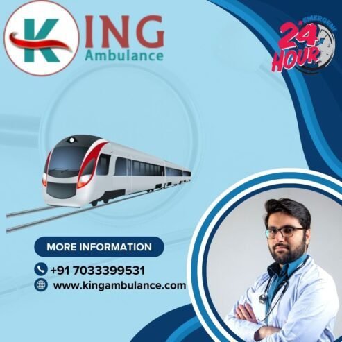 King Train Ambulance in Chennai Can Quickly Transport Seriously I