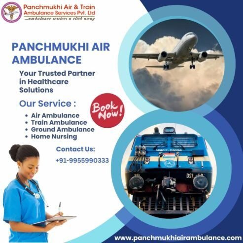 With Medical Use Panchmukhi Air Ambulance Services in Bangalore