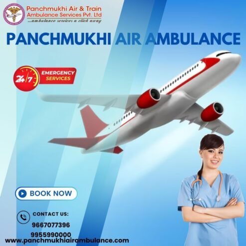 Choose Panchmukhi Air Ambulance Services in Patna with World-Class