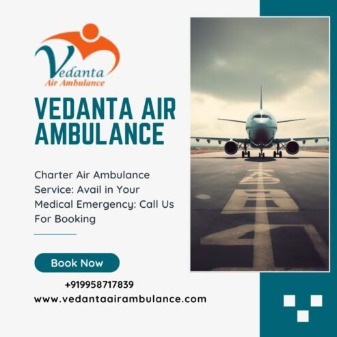 Vedanta Air Ambulance from Mumbai – Life-Saving Service