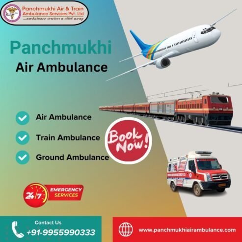 Get Finest Medical via Panchmukhi Air Ambulance Services in Mumbai