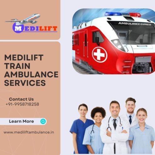 Medilift train ambulance service in Mumbai