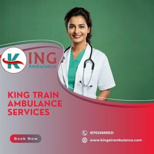 King Train Ambulance Service in Varanasi