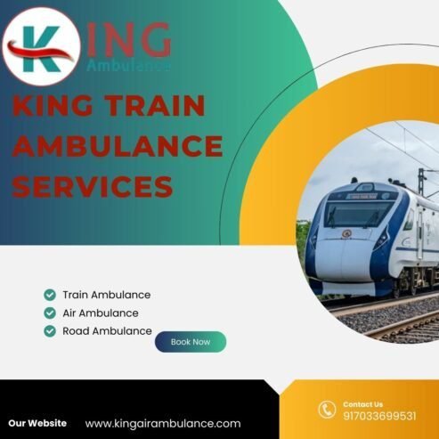 King Train Ambulance in Kolkata is a Trustworthy Source of Medical