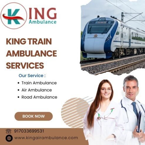 King Train Ambulance Service in Kolkata performs crucial duties