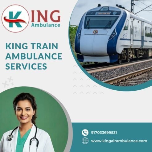 King Train Ambulance Service in Kolkata Reaches with Proficient Crew