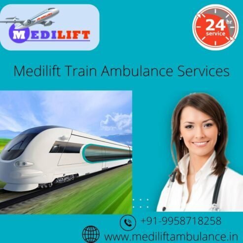 Get the Safest Train Ambulance in Lucknow by Medilift with all