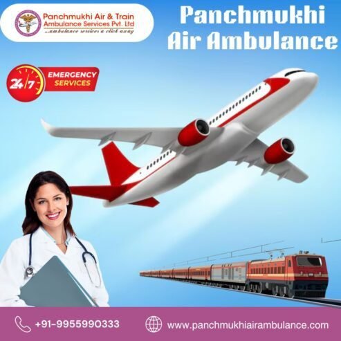 With Medical Tools Use Panchmukhi Air Ambulance Services in Guwahati