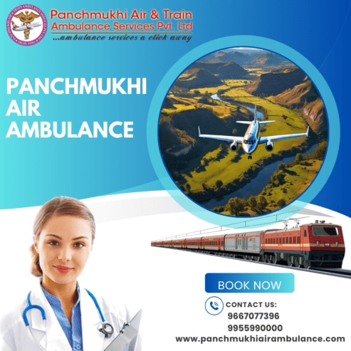 Panchmukhi Air and Train Ambulance Services in Raipur/ Affordable