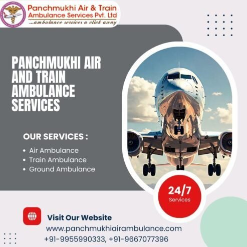 With Superb Medical Get Panchmukhi Air Ambulance Services in Kolkata