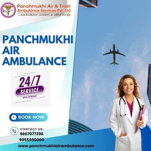 Get Panchmukhi Air Ambulance Services in Delhi with Advacned Medical