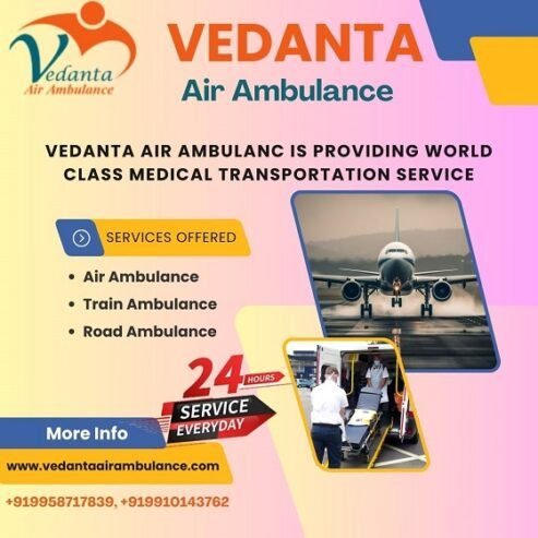 Book Vedanta Air Ambulance Service in Allahabad with Proper Healthcare