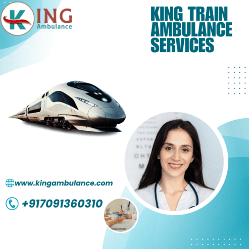 Use the easiest available King Train Ambulance Service in Kolkata