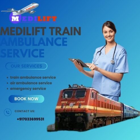 Medilift Train Ambulance in Dibrugarh is a forefront in the Medical Re