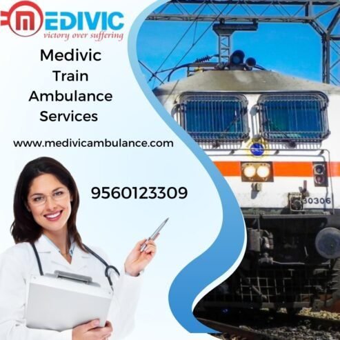 Shift Patients by Medivic Train Ambulance Service in Gorakhpur at Norm