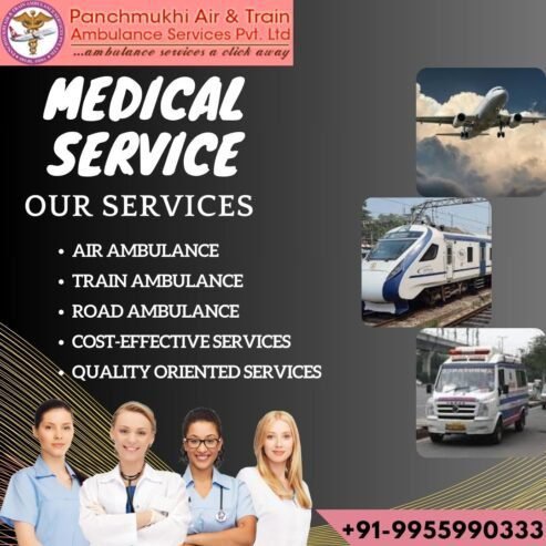 Panchmukhi Train Ambulance Service in Pune Provides Top-Rated Service