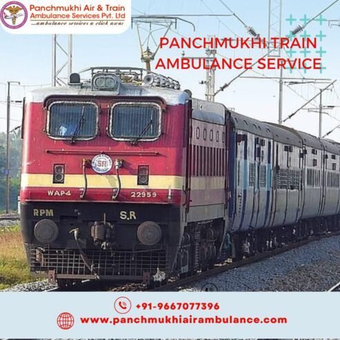 Relocatemedical team Panchmukhi Train Ambulance Service in dibrugarh