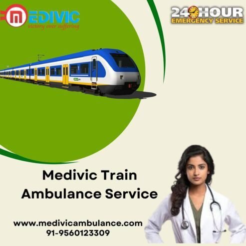 Medivic Aviation Train Ambulance in Raipur Comfort and Care