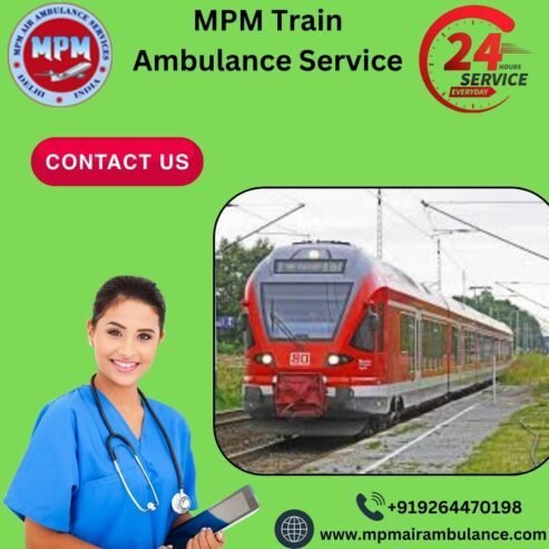 Book Life-Saving MPM Train Ambulance in Gorakhpur for the hassle-free