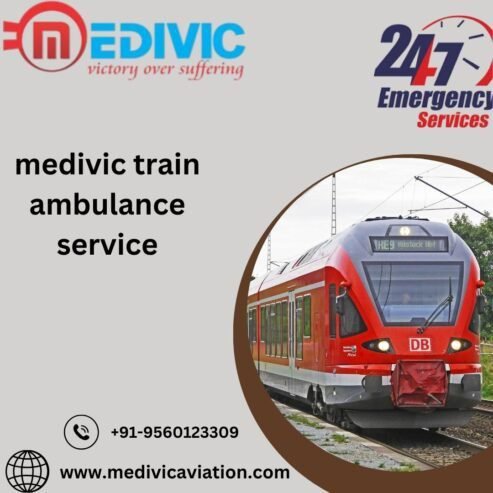 Medivic Aviation Train Ambulance Service in Mumbai