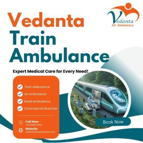 Best Train Ambulance Service in Varanasi for Emergence Patient