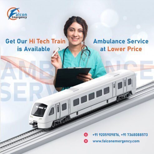 Falcon Train Ambulance in Patna will get you to the Hospital As Soon