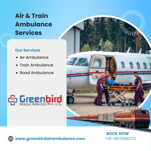 Best Greenbird Air and Train Ambulance Services in Bhopal