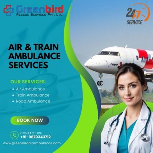 Get Air and Train Ambulance Services in Chennai for Safe Transfer