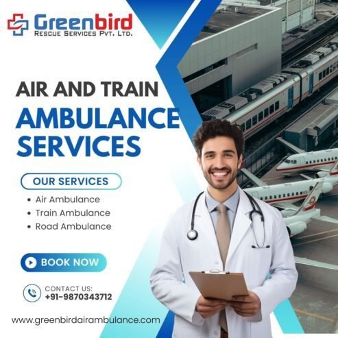 Greenbird Air Ambulance Service in Delhi