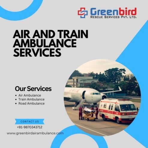 Greenbird Air and Train Ambulance Service in Bhubaneswar