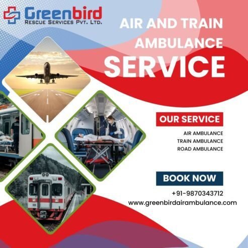 Greenbird Air and Train Ambulance Service in Kolkata