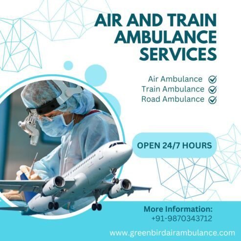 Your Best Air and Train Ambulance Services in Delhi with Safety