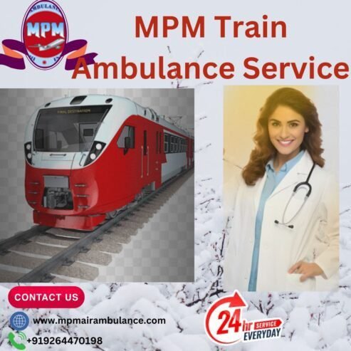 Operate MPM Train Ambulance Service in Patna to shift the patient in