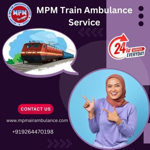 Utilize MPM Train Ambulance in Patna to Obtain World-Class Medical Aid