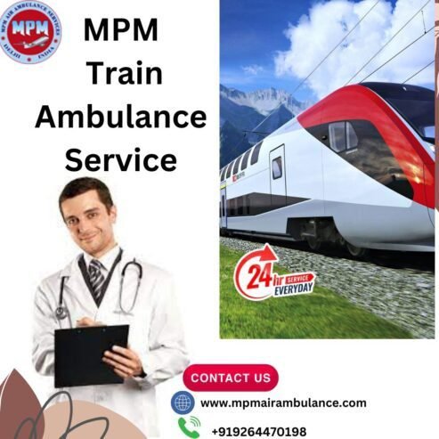 The MPM Train Ambulance Service in Kolkata Provides Rapid Medical Tran