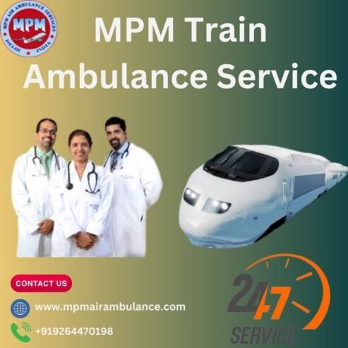 Utilize MPM Train Ambulance Service in Kolkata to shift the patient in