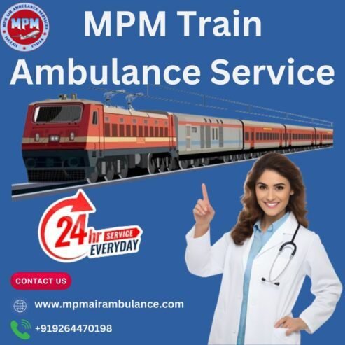 Book MPM Train Ambulance Service for safety of your patient