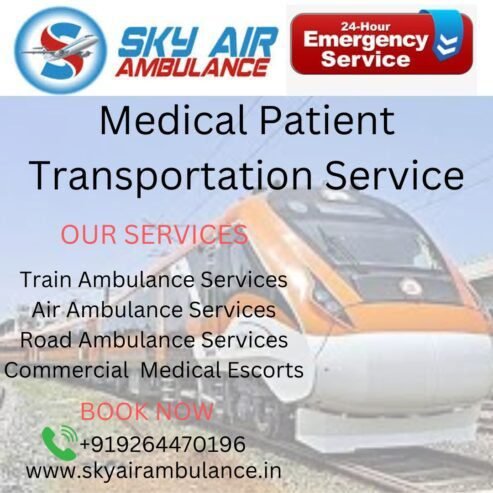 For Quality Relocation Service Choose Sky Train Ambulance in Bhopal