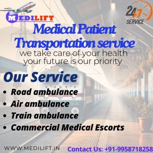 Medilift Train Ambulance in Patna outshining other Providers