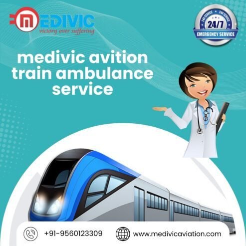 Medivic Aviation Train Ambulance Service in Guwahati