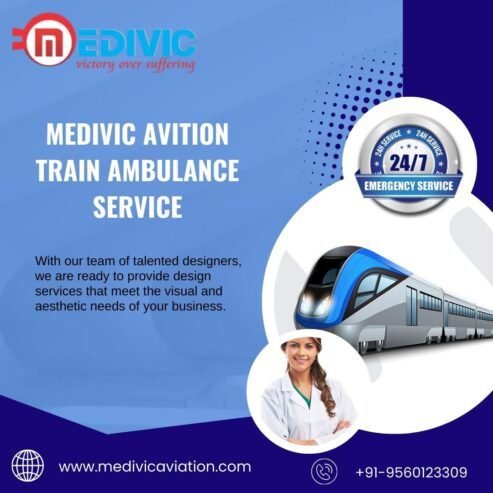 Select Medivic Aviation Train Ambulance Service in Guwahati