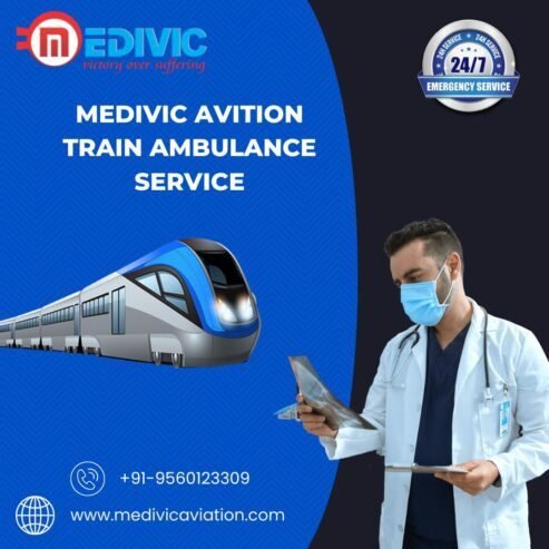 Medivic Aviation Train Ambulance Service in Ranchi