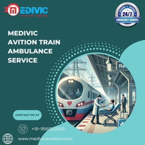 Book Medivic Aviation Train Ambulance in Patna for patient transfer