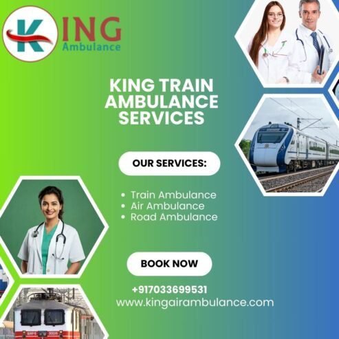 King Train Ambulance in Ranchi provides a Reliable Mode of Medical