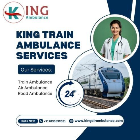 Book King Train Ambulance in Patna Professional Patient Care