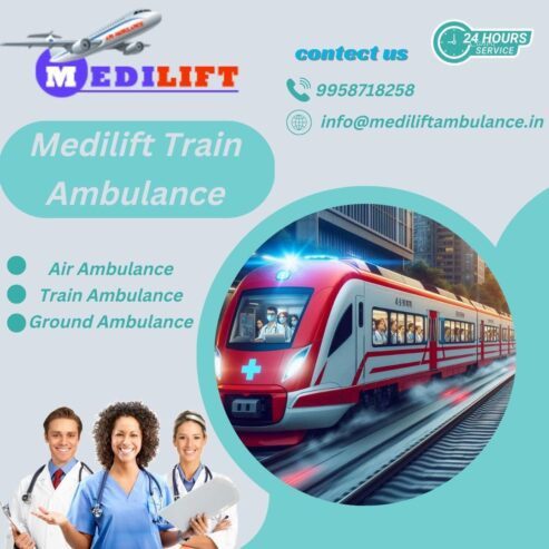 Medilift Train Ambulance Provides Care to Patients on the Move in Raip