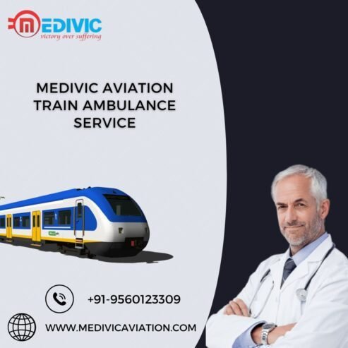 For Quick Pick Medivic Aviation Train Ambulance Service in Guwahati